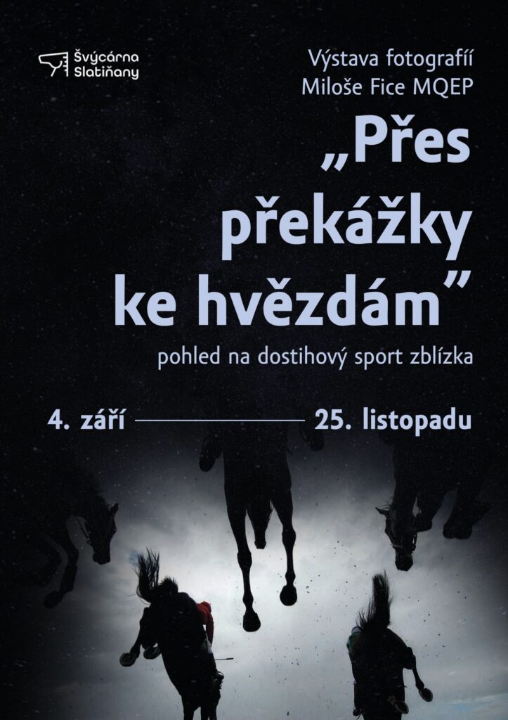 Poster of the photography exhibition by Miloš Fic “Over the Obstacles to the Stars”